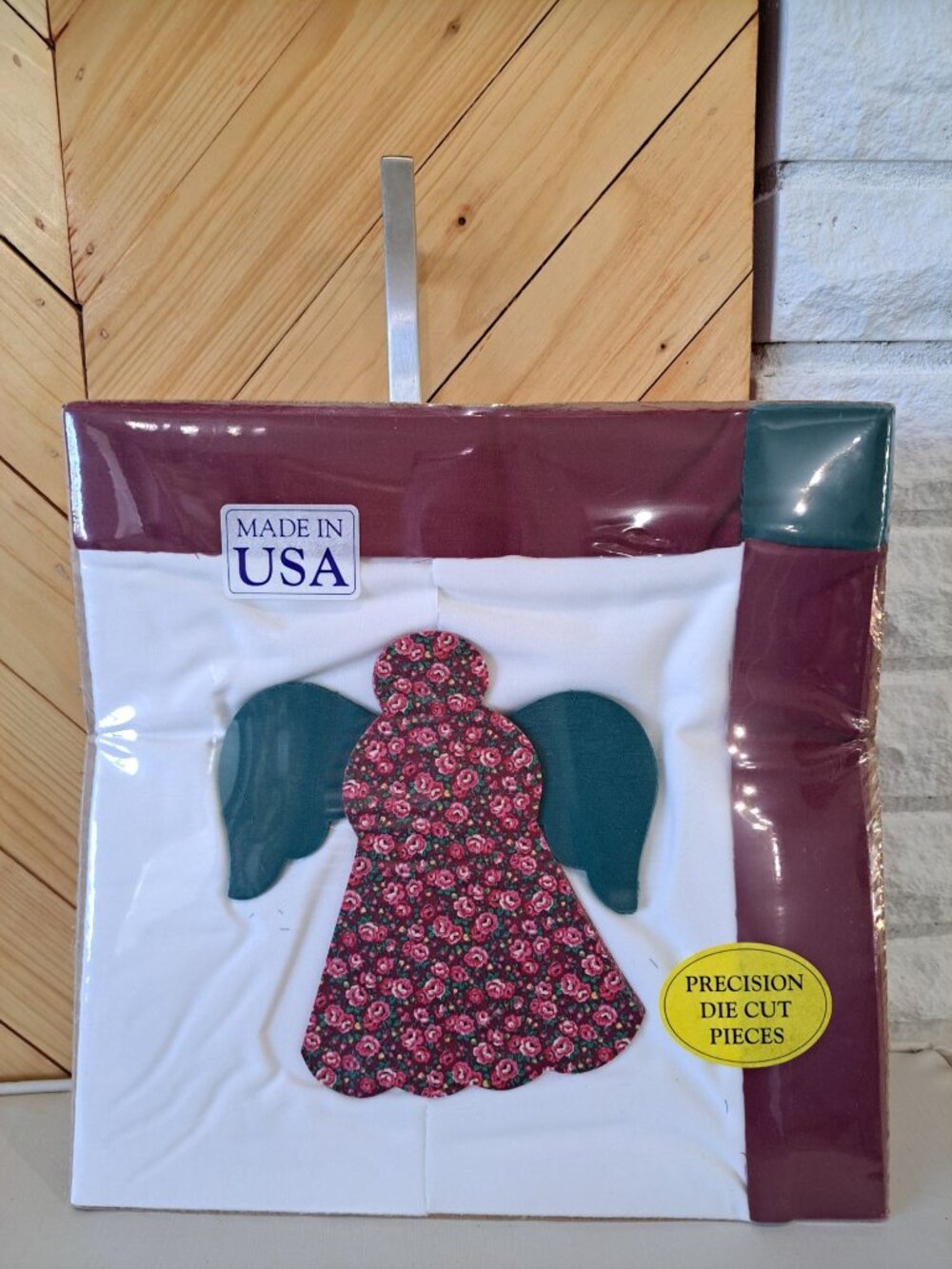 Country Cuties Pre-Cut Quilt Kit Pattern 801 Angel 12 Blocks 35"x46" Made In USA